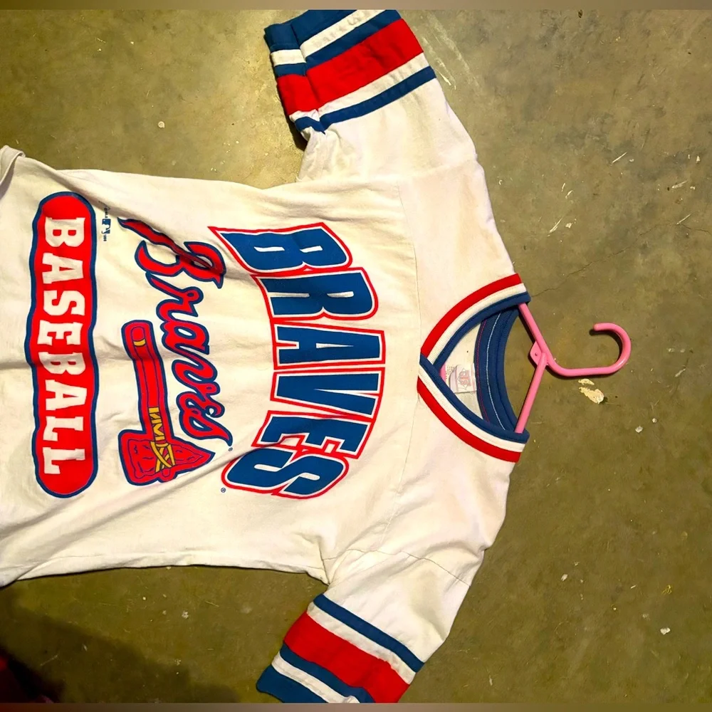 vintage 90s braves shirt - Picture 1 of 1